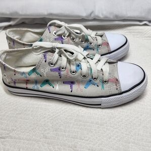 ATR hair dresser themed sneakers.